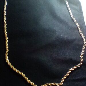 14k Gold Rope Chain 18inches 5mm NEW